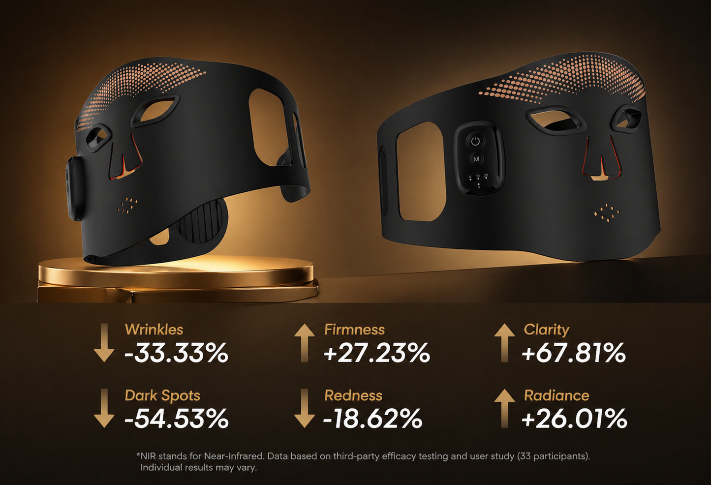Omilabs Wireless Red Light Therapy Mask